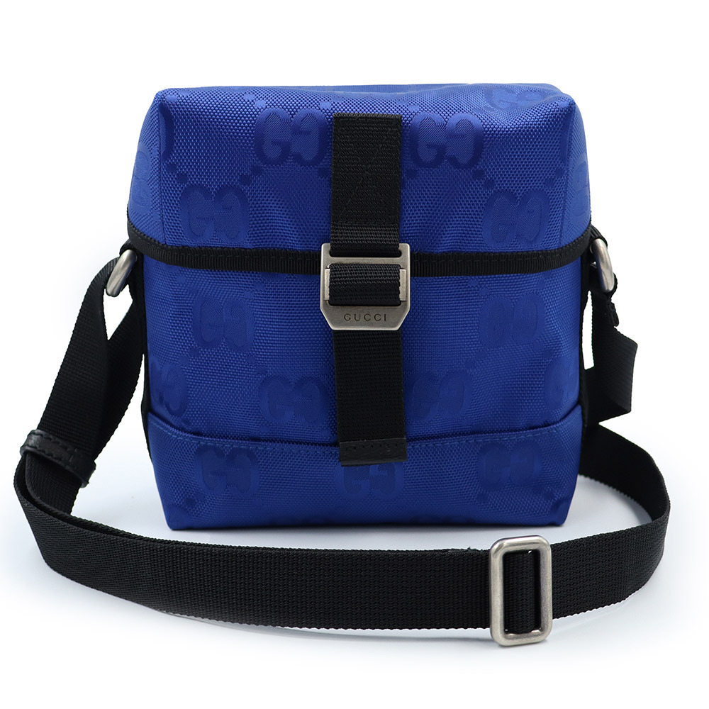GUCCI Off The Grid GG Blue Messenger Shoulder Bag Crossbody